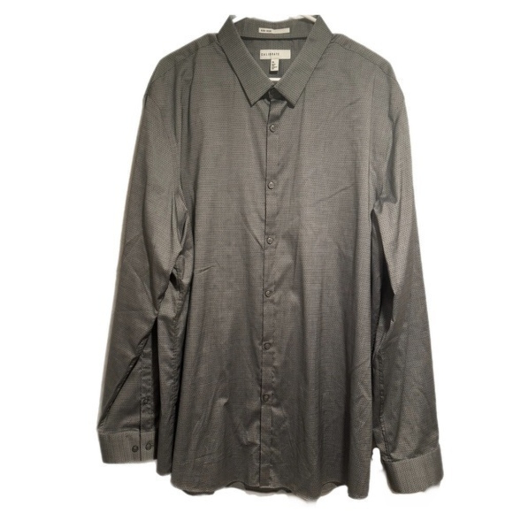 Gray Calibrate Non Iron Dress Shirt
